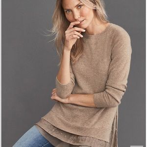 Garnet Hill cashmere sweater